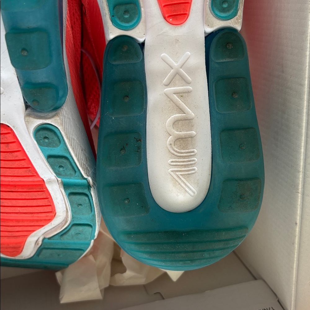 Nike Air Max 270 Bright Pink and Blue Sneakers - Picture 5 of 5